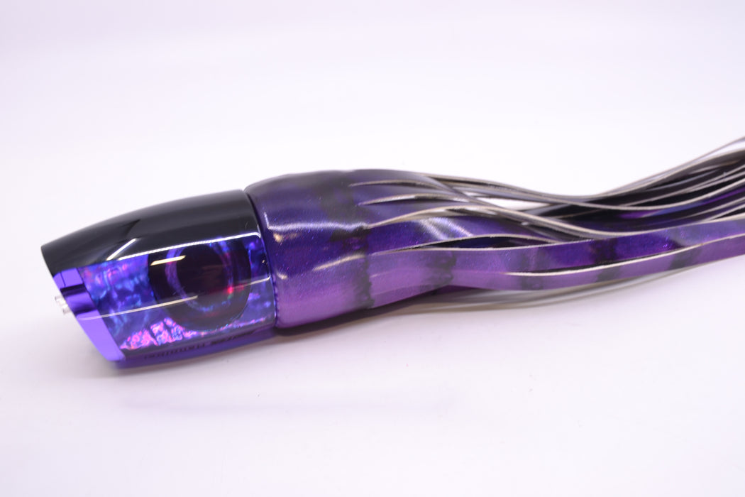 Moyes Lures Purple Awabi Black Back Taxi Eyes Hannibal 14" 8oz FT Vinyl Grape Juice