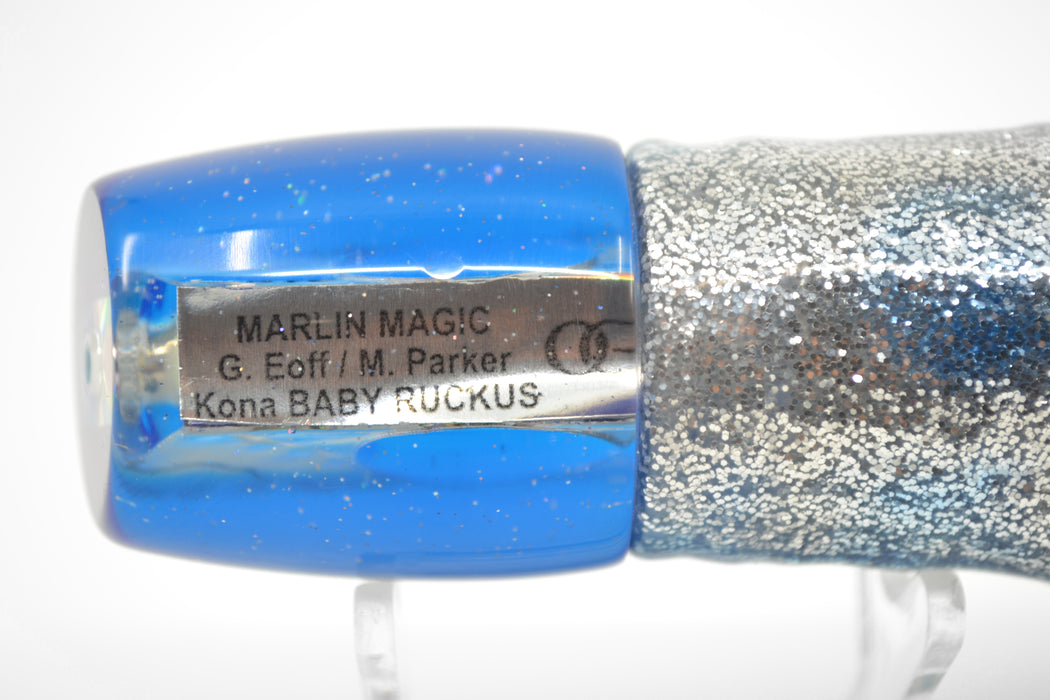Marlin Magic White Abalone Blue Back Taxi Eyes Baby Ruckus 10" 6.5oz Skirted