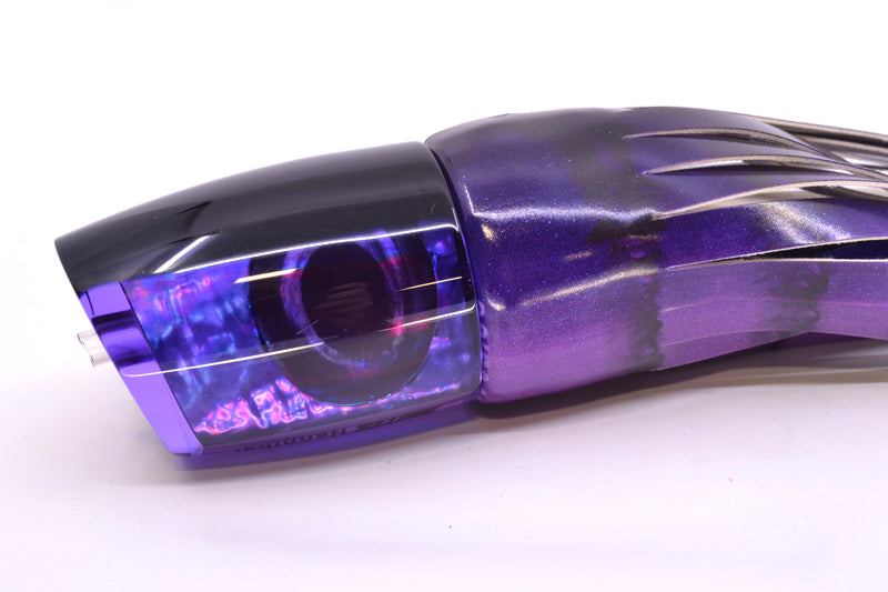 Moyes Lures Purple Awabi Black Back Taxi Eyes Hannibal 14" 8oz FT Vinyl Grape Juice