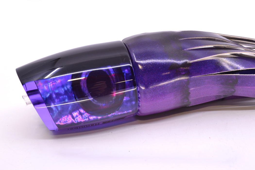 Moyes Lures Purple Awabi Black Back Taxi Eyes Hannibal 14" 8oz FT Vinyl Grape Juice