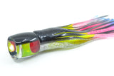 Marlin Magic Lime Green MOP Black Back Red Eyes Concave Baby Ruckus 9" 5oz Skirted
