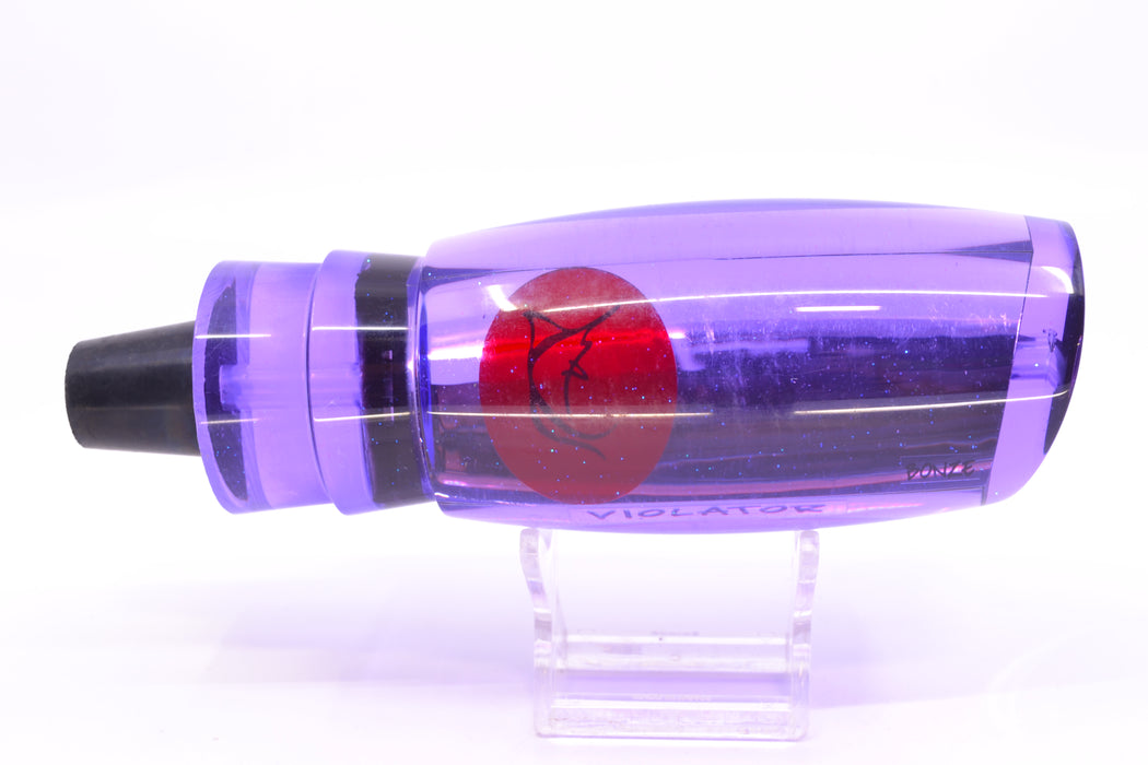 Bonze Lures Purple Mirrored Red Eyes Violator 14" 12.5oz