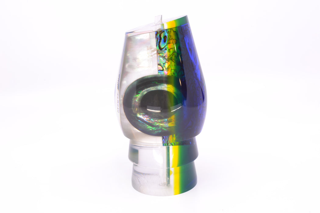 Moyes Lures Yellowfin Paua-MOP Blue-Yellow Back Taxi Eyes Sumo Teaser 22oz GZE