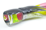 Marlin Magic Lime Green MOP Black Back Red Eyes Concave Baby Ruckus 9" 5oz Skirted