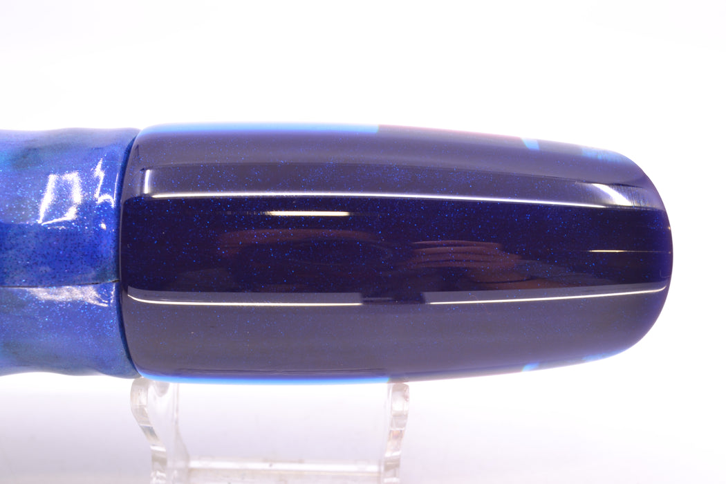 Koya Lures Mirrored Dark Blue-Blue Back Medium Poi Dog 14" 10oz FT Vinyl Aku Revisited