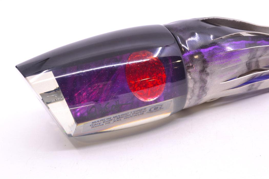 Marlin Magic Purple MOP Black Back XXL Ruckus Teaser 18" 20oz FT Vinyl Purple Drip GZE