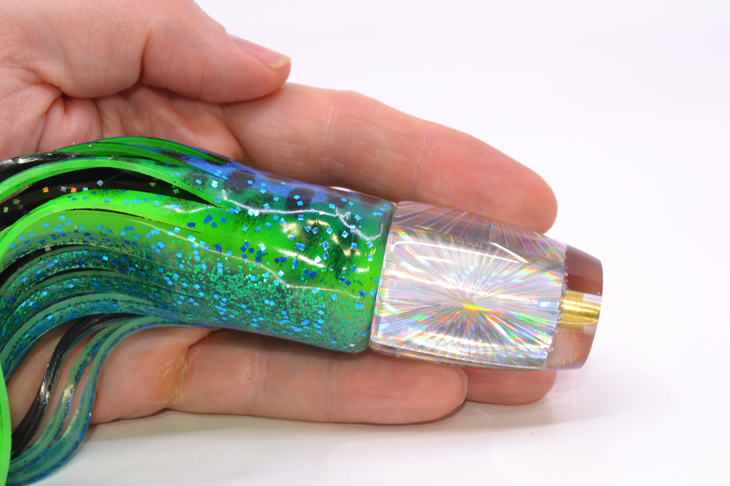 Koya Lures Silver Starburst JP 511 9" 4oz Skirted Electric Blue-Black GZE