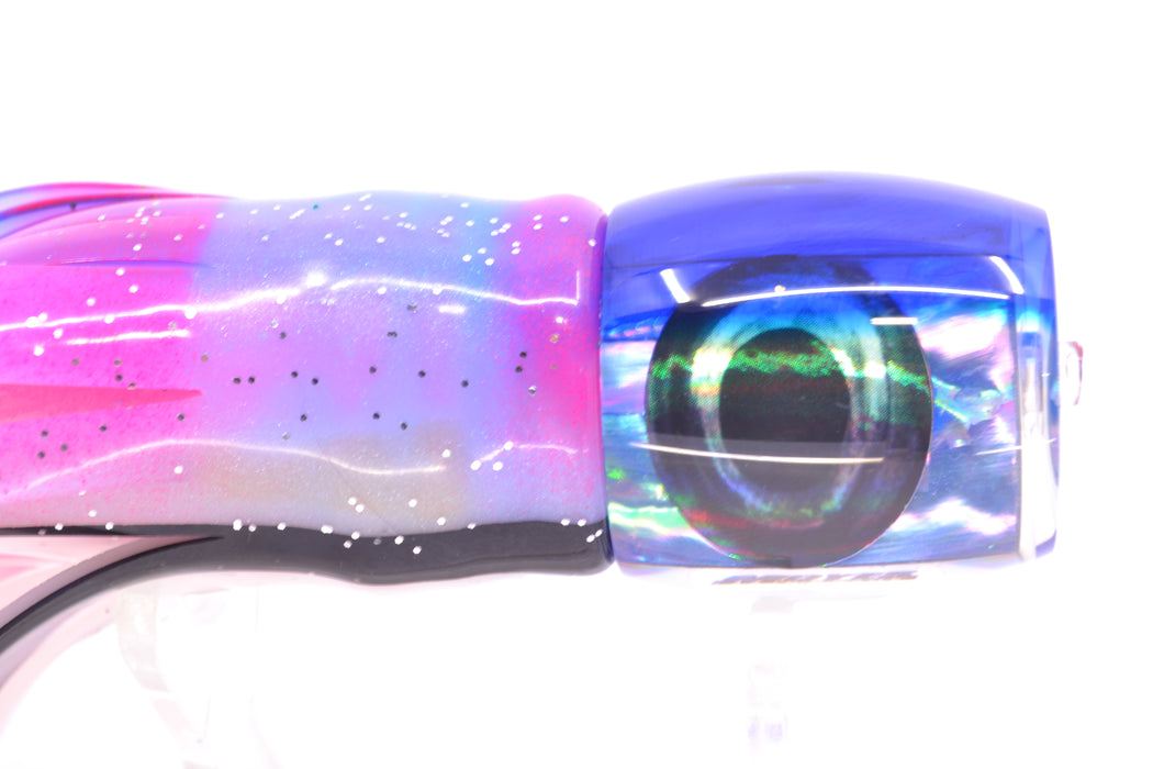 Moyes Lures Rainbow MOP Blue Back Taxi Eyes Small Secret 9" 3oz Skirted Gay Bob