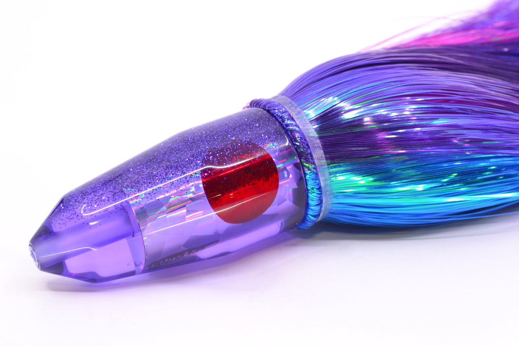 TANTRUM Lures Purple Rainbow Purple Back Medium Bullet 9" 7oz Strobez Purple-Blue/Pink GZE