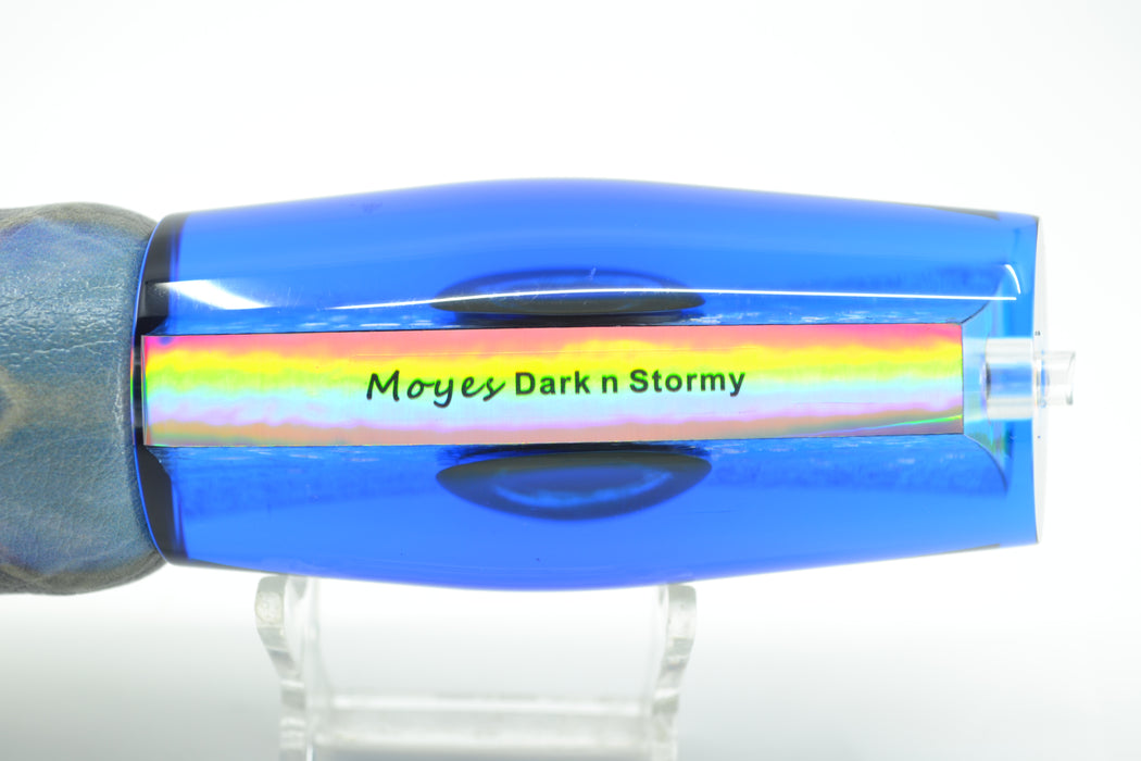 Moyes Lures Green-Blue Oil Slick Blue Back Dark-N-Stormy 14" 11oz ALV Vinyl Skipjack