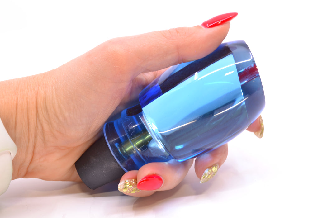 Aloha Lures Ice Blue Mirrored Black Rainbow Back Bamboocha 12" 6.7oz