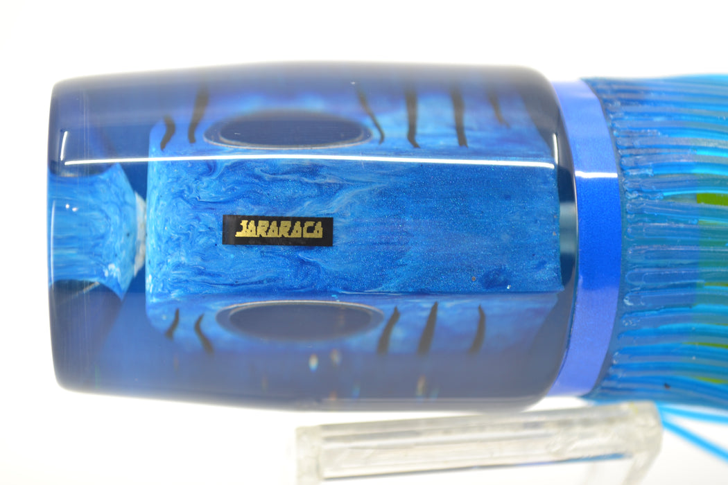 Amaral Lures Blue Glittered Pearl Blue Back Super Jararaca 15" 6.7oz