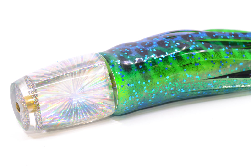 Koya Lures Silver Starburst JP 511 9" 4oz Skirted Electric Blue-Black GZE