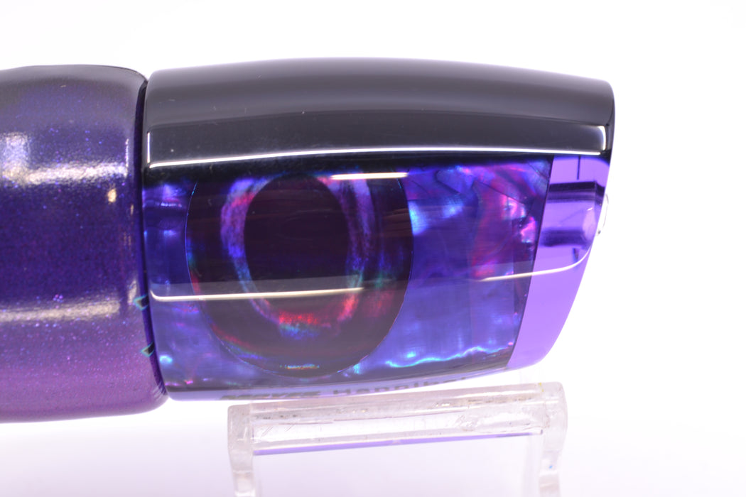 Moyes Lures Purple Awabi Black Back Taxi Eyes Hannibal 14" 8oz FT Vinyl Grape Juice