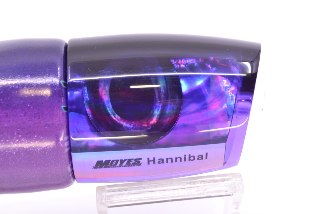 Moyes Lures Purple Awabi Black Back Taxi Eyes Hannibal 14" 8oz FT Vinyl Grape Juice