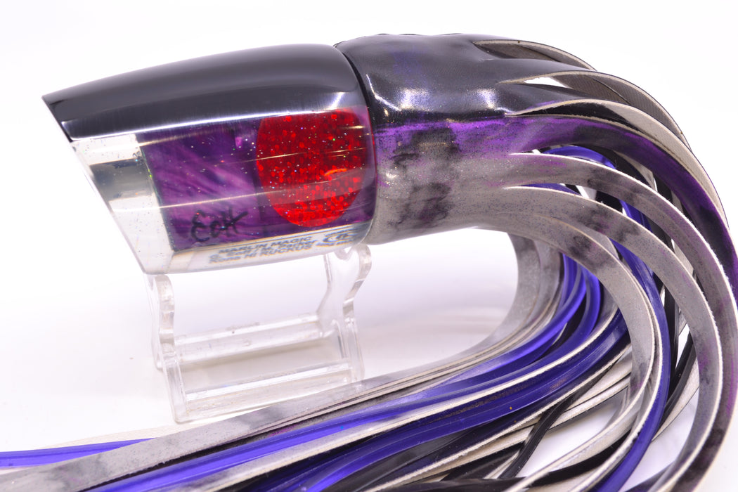 Marlin Magic Purple MOP Black Back Red Eyes Ruckus 12" 9oz Fire Tailz Vinyl Purple Drip