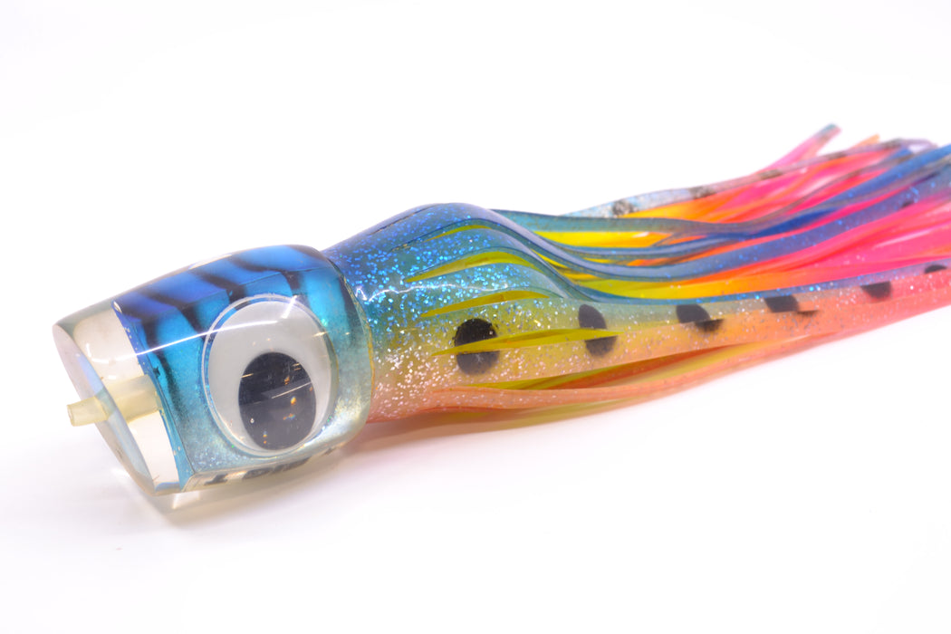 Big T Lures Blue Mackerel Short Nose Slant 12" 6oz Skirted New Pre-Owned GZE