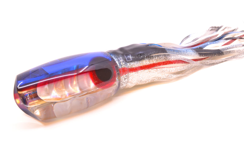 Coggin Lures Real Shell Blue-Red Back Tado Mauna Kea Scoop 14" 16oz Skirted