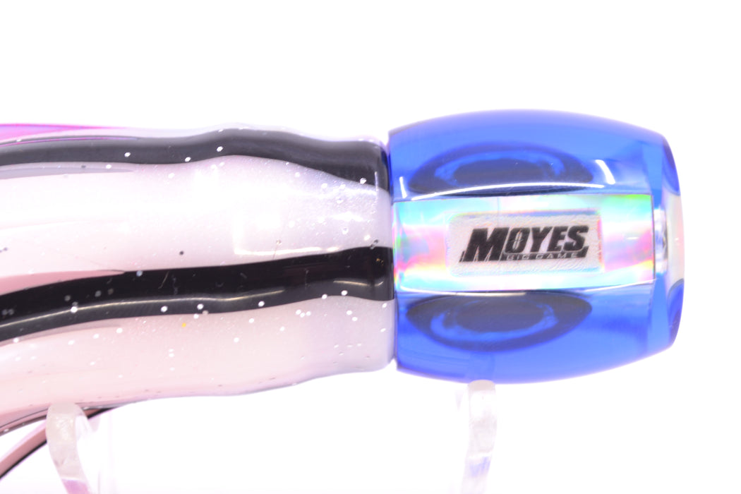 Moyes Lures Rainbow MOP Blue Back Taxi Eyes Small Secret 9" 3oz Skirted Gay Bob