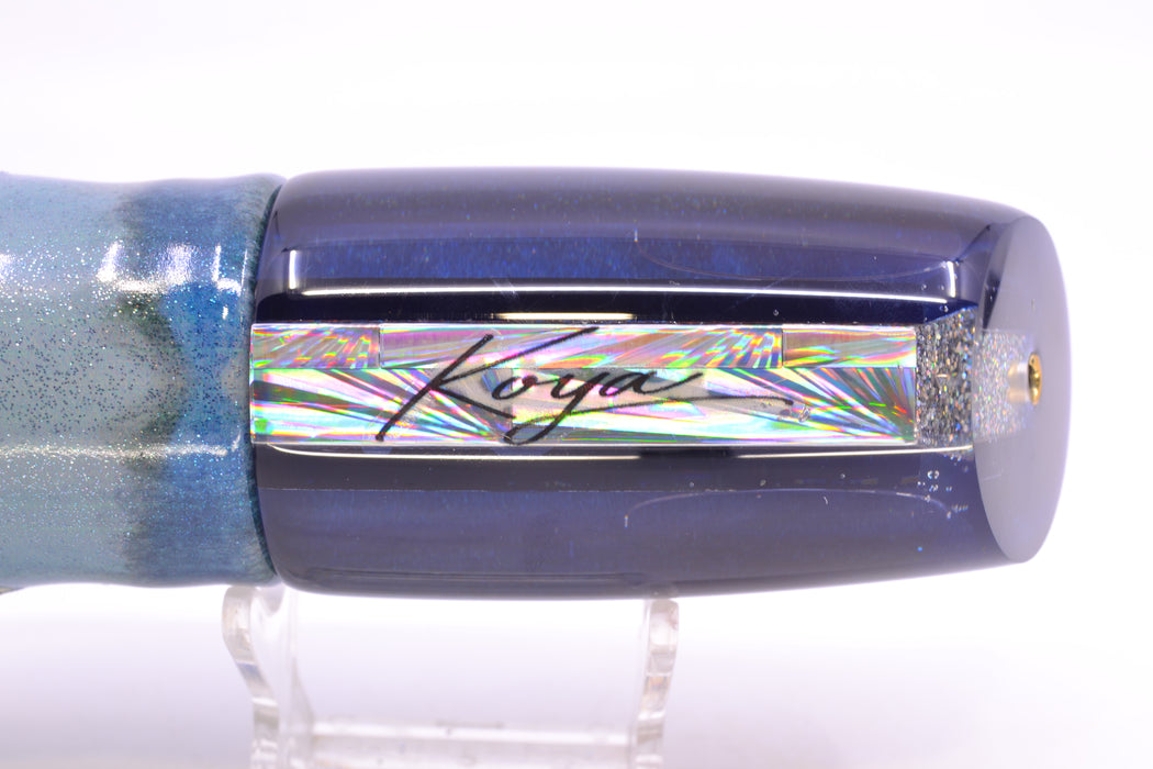Koya Lures Mirrored Dark Blue-Blue Back Medium Poi Dog 14" 10oz FT Vinyl Aku Revisited