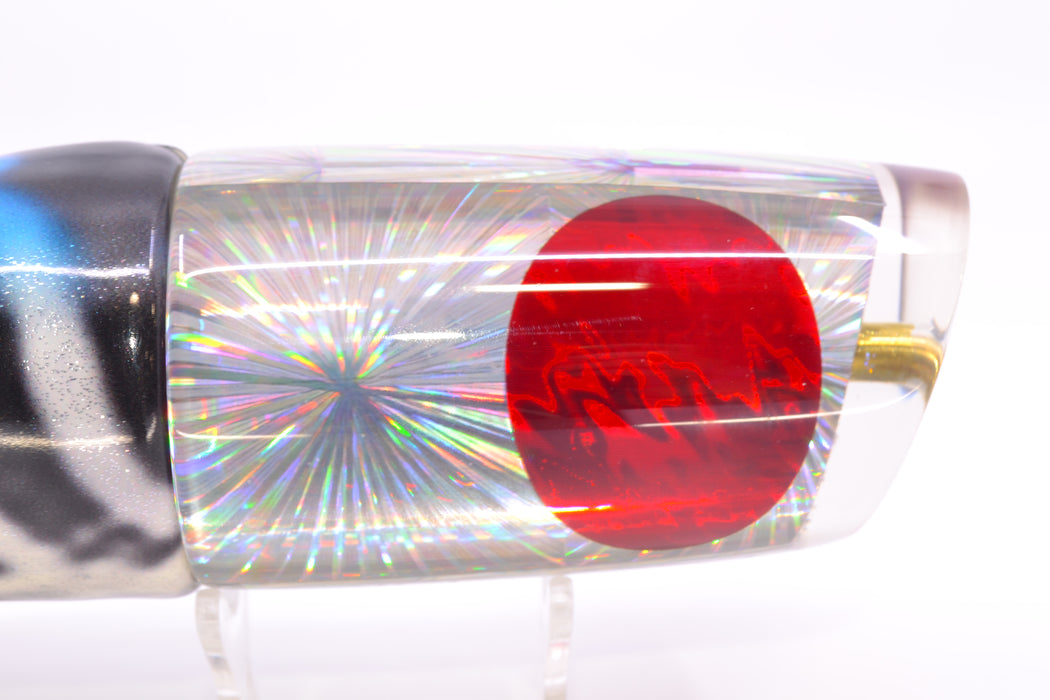 Koya Lures Silver Rainbow Starburst Red Eyes JP XL Lunger 16" 15oz FT Vinyl Wahoo GZE