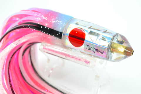 Tanigawa Lures Ice Rainbow Cracked Glass Red Eyes Small Bullet 7" 4oz Skirted "Gay Bob"