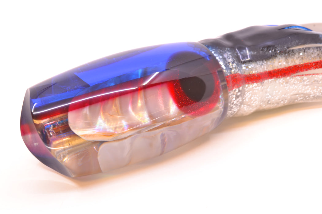 Coggin Lures Real Shell Blue-Red Back Tado Mauna Kea Scoop 14" 16oz Skirted