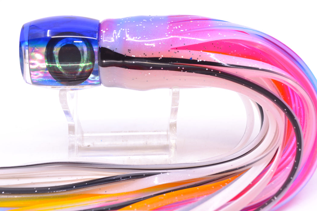 Moyes Lures Rainbow MOP Blue Back Taxi Eyes Small Secret 9" 3oz Skirted Gay Bob