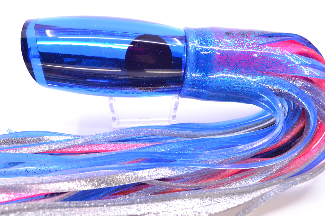 Bonze Lures Blue Mirrored Red Eyes Violator 14" 17oz Skirted Blue/Pink-Silver