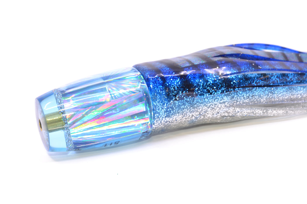 Koya Lures Ice Blue Starburst JP 511 9" 4oz Skirted Blue Mackerel-Blue Rainbow GZE