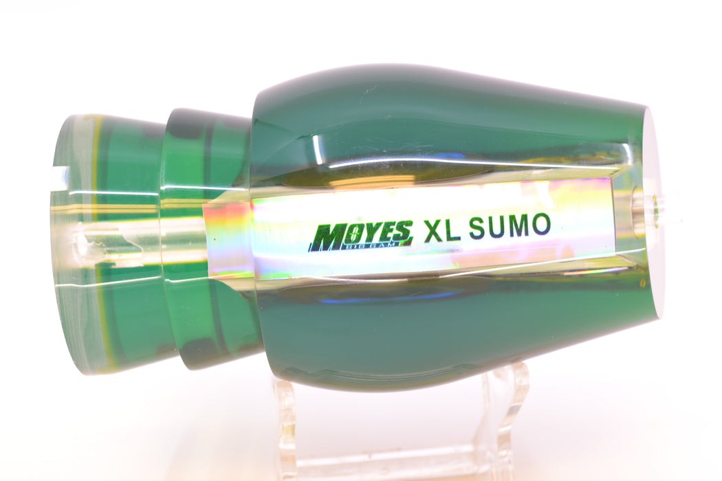 Moyes Lures Yellowfin Paua-MOP Blue-Yellow Back Taxi Eyes XL Sumo 16" 13oz