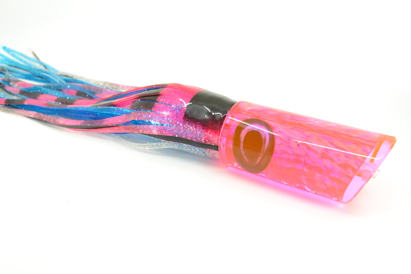 Moyes Lures Fluorescent Pink Resin Awabi Shell Large Pipe Bomb 14" 12.3oz Skirted