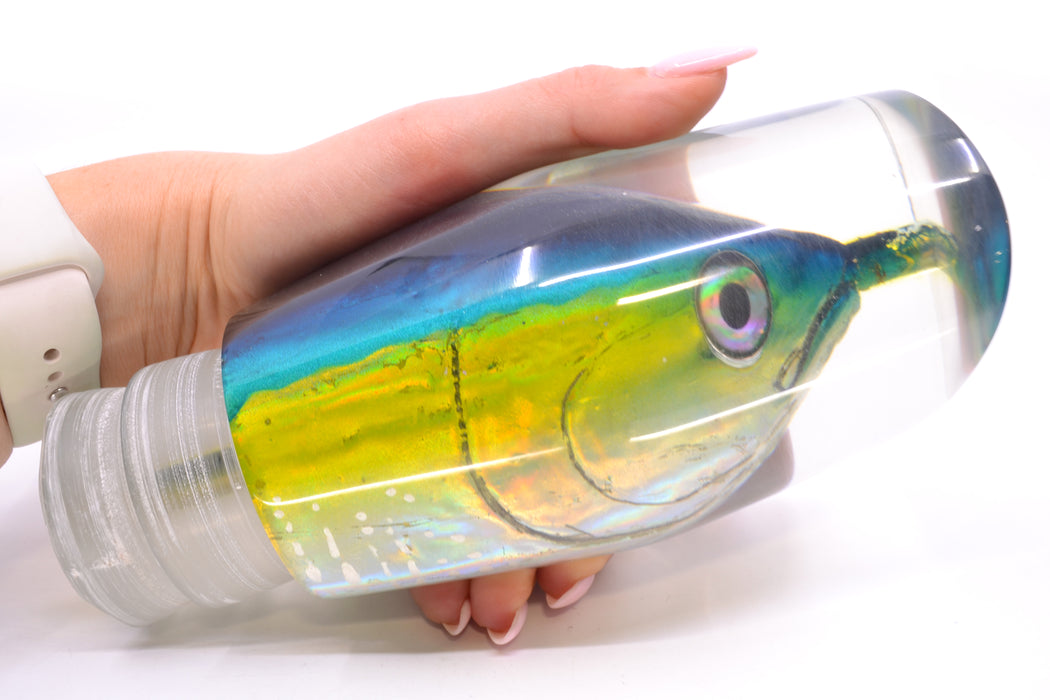Ali'i Kai Lures Yellowfin Black-Blue-Yellow-Silver Fish Head #2 Torta Teaser 27.5oz