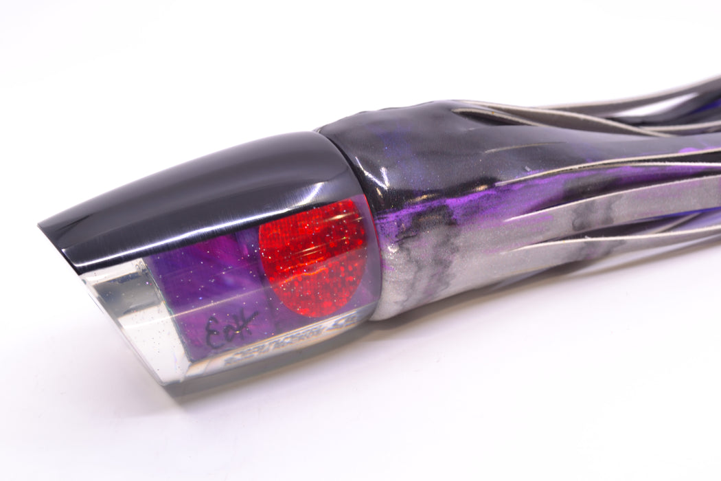 Marlin Magic Purple MOP Black Back Red Eyes Ruckus 12" 9oz Fire Tailz Vinyl Purple Drip