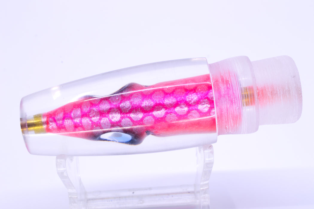 Tsutomu Lures "Da Amaebi" Pink-Orange Fish Head Ali'i Invert 7" 4.3oz