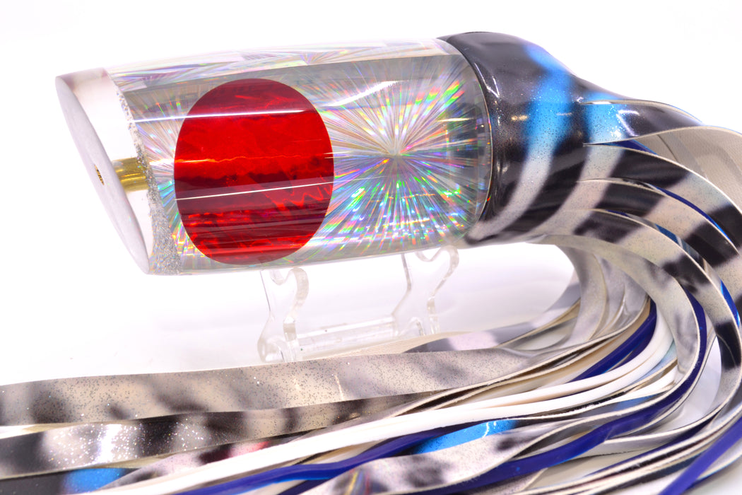 Koya Lures Silver Rainbow Starburst Red Eyes JP XL Lunger 16" 15oz FT Vinyl Wahoo GZE