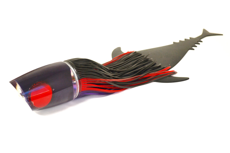 Koya Lures/Grander Marlin Tackle Purple XXL Poi Dog + D-Flap Teaser Combo Black-Red-Purple GZE