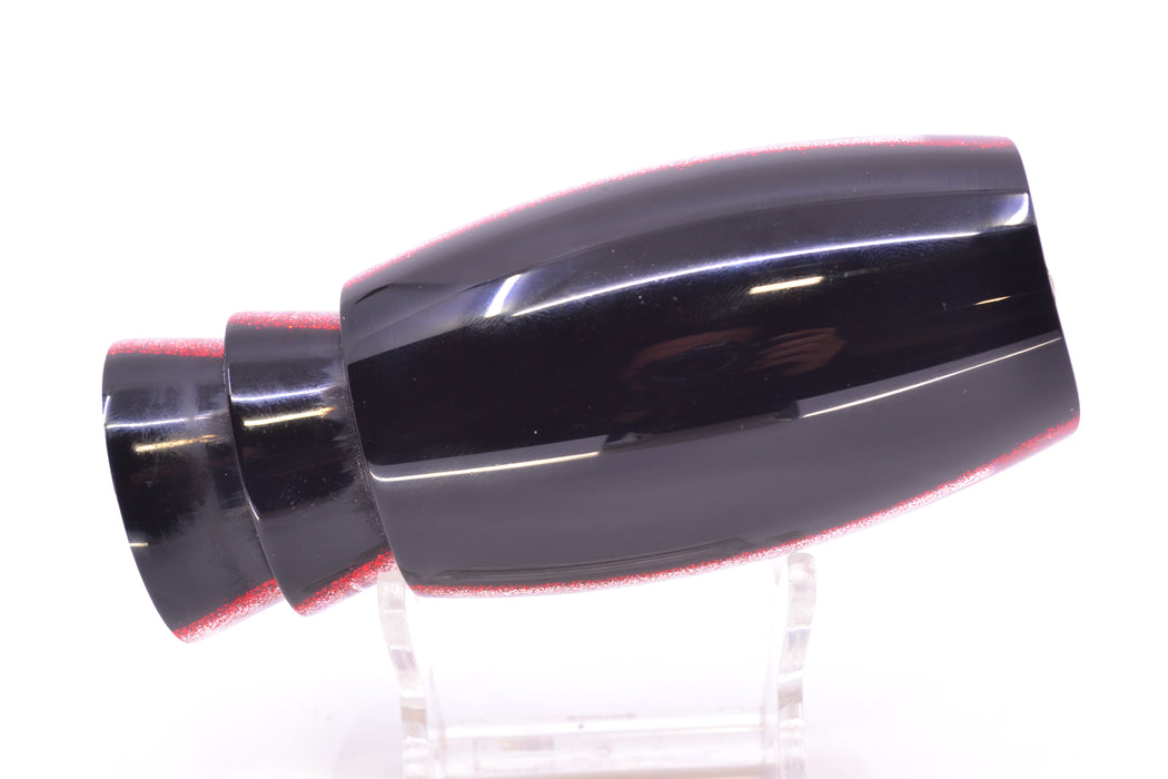 Moyes Lures Rainbow MOP Black-Red Back Taxi Eyes Large Argus 14" 6.5oz