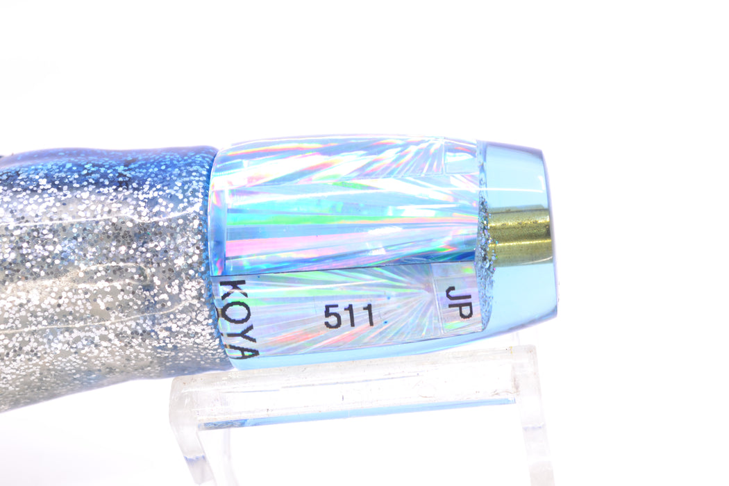 Koya Lures Ice Blue Starburst JP 511 9" 4oz Skirted Blue Mackerel-Blue Rainbow GZE