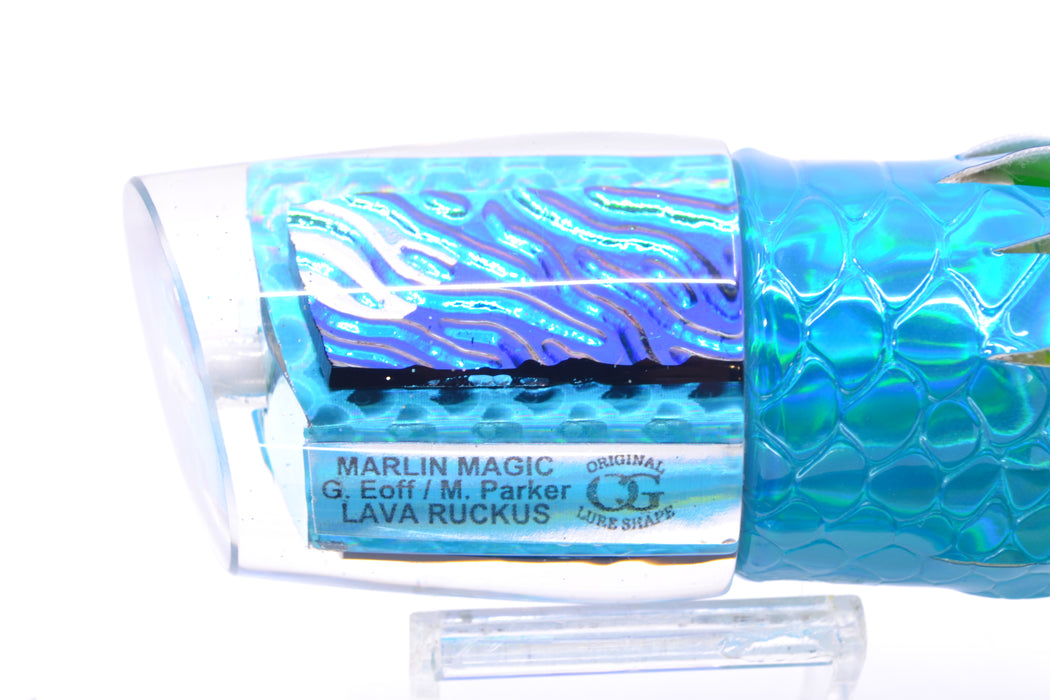 Marlin Magic Ice Blue-Akule Lava Ruckus 12" 9oz Vinyl Turquoise Scale GZE