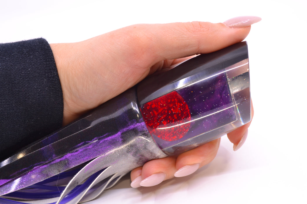 Marlin Magic Purple MOP Black Back Red Eyes Ruckus 12" 9oz Fire Tailz Vinyl Purple Drip