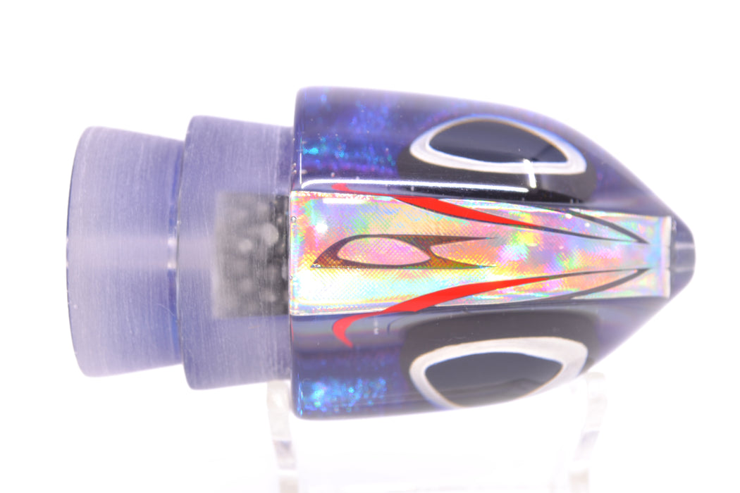 LS Lures Silver Rainbow Blue Glitter Back Flyer 13" 5.7oz GZE