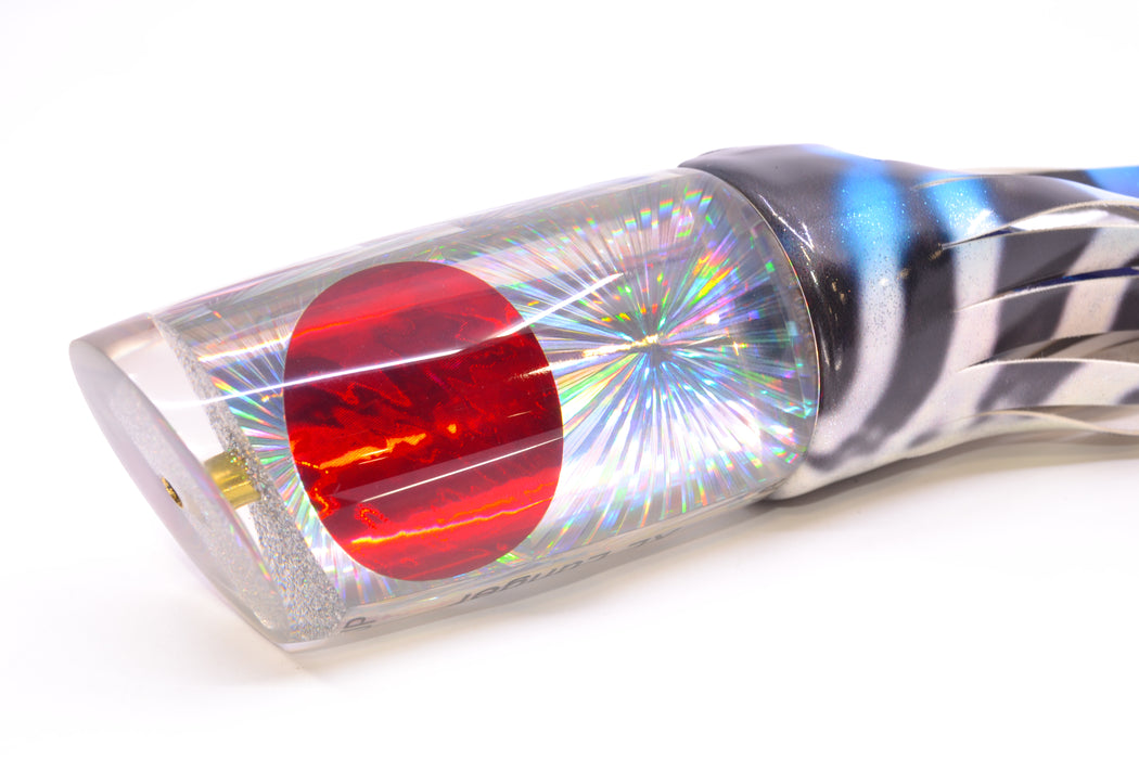 Koya Lures Silver Rainbow Starburst Red Eyes JP XL Lunger 16" 15oz FT Vinyl Wahoo GZE