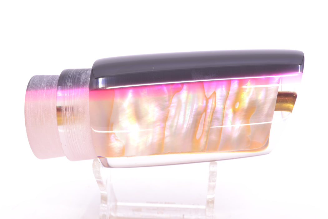 Crampton Baits Real Tan Ripple MOP Black-Pink Back No Eyes HoG 14" 6.4oz