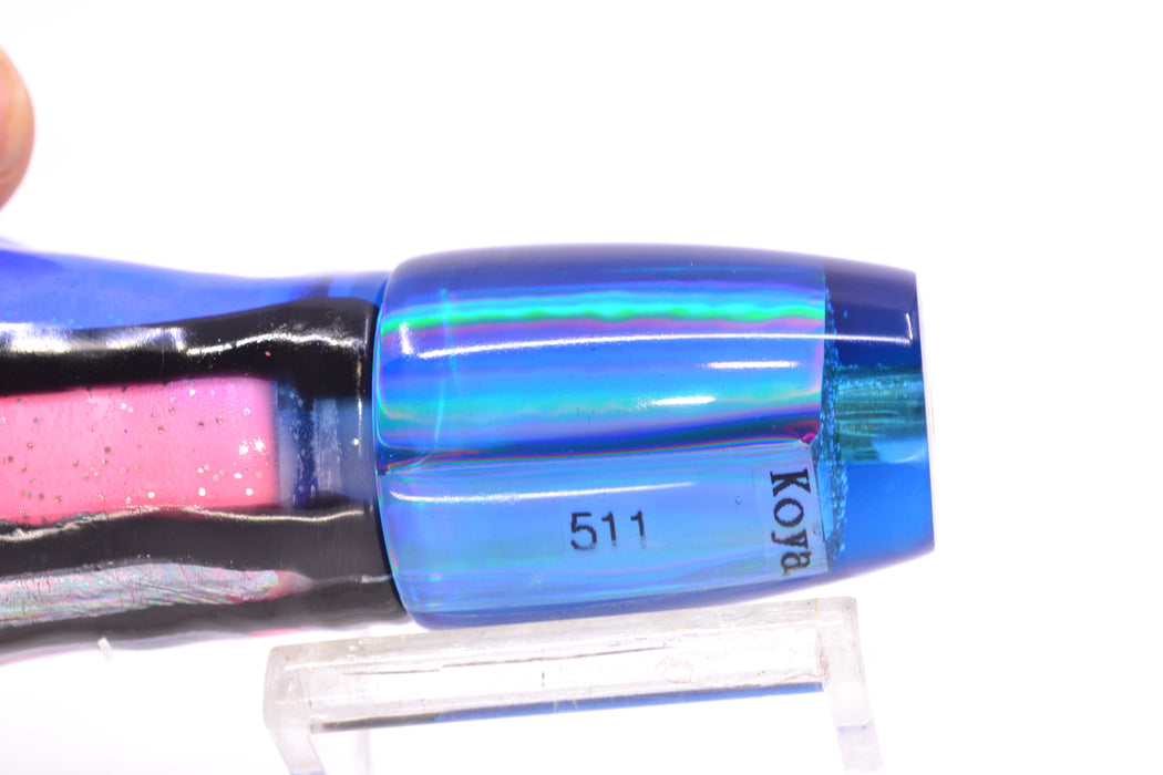 Koya Lures Blue Rainbow Blue Back JP 511 9" 4oz Skirted Blue Skipjack-Pink GZE