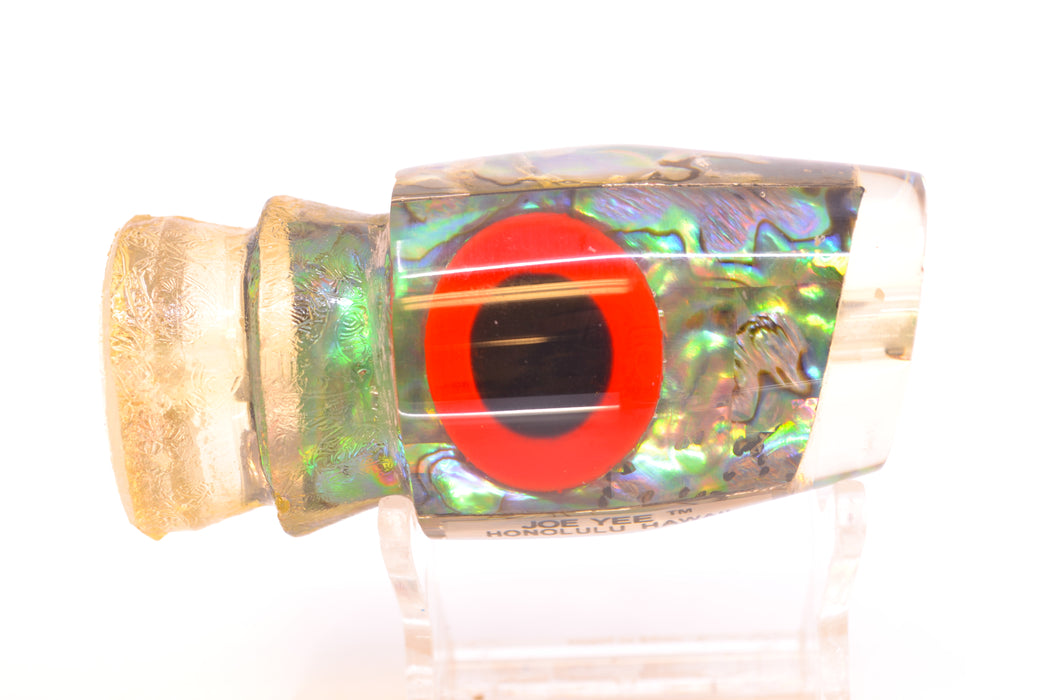 Joe Yee Abalone Shell Black-Red Eyes Lead Apollo 12" 3.3oz