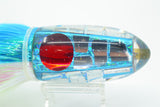 Tanigawa Lures Ice Blue Rainbow Scale Cracked Glass Ahi Bomb Bullet 12" 14.7oz Flashabou