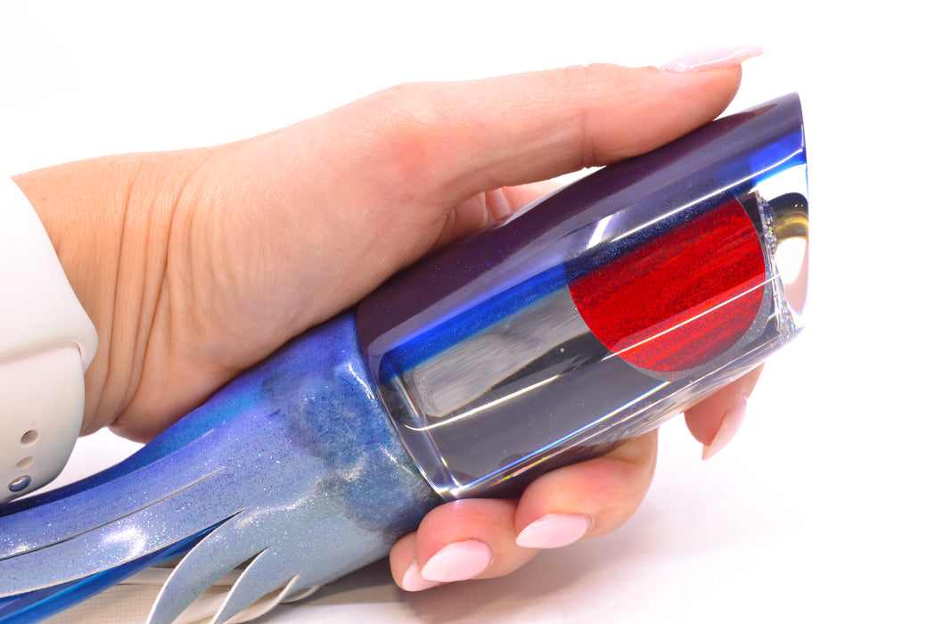 Koya Lures Mirrored Dark Blue-Blue Back Medium Poi Dog 14" 10oz FT Vinyl Aku Revisited