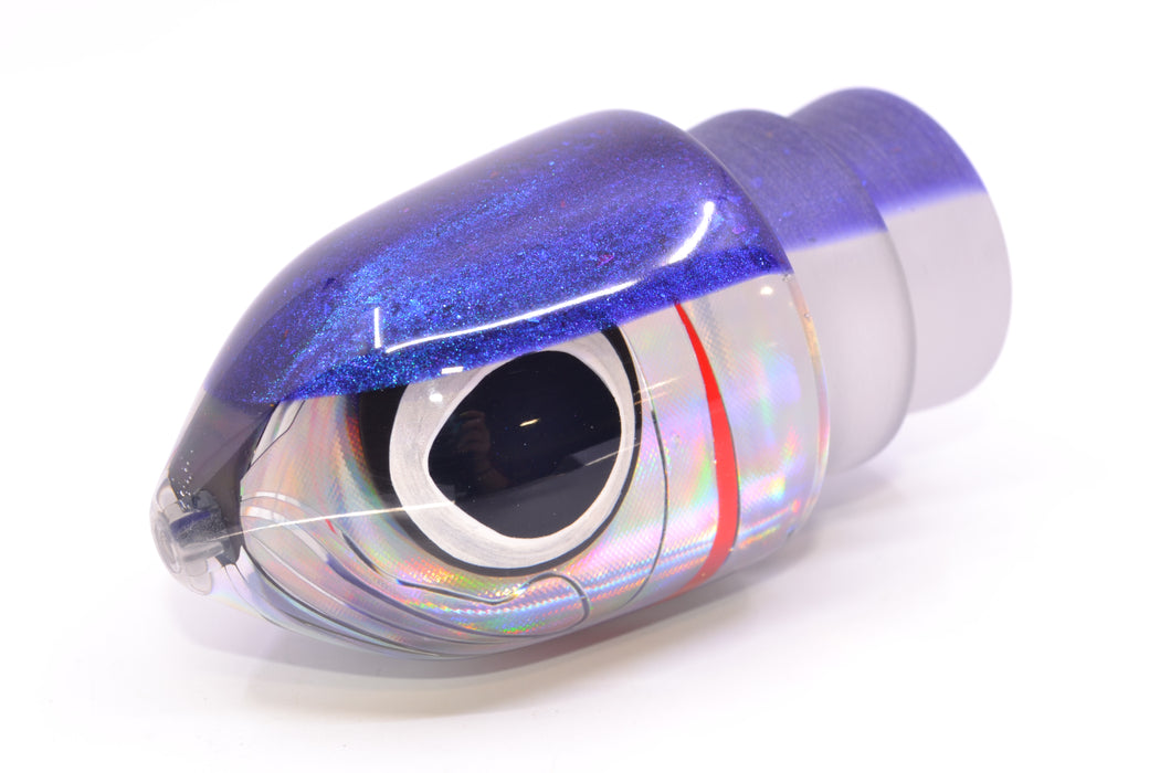 LS Lures Silver Rainbow Blue Glitter Back Flyer 13" 5.7oz GZE