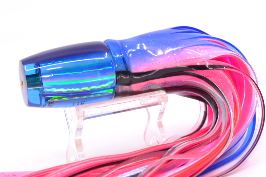 Koya Lures Blue Rainbow Blue Back JP 511 9" 4oz Skirted Blue Skipjack-Pink GZE
